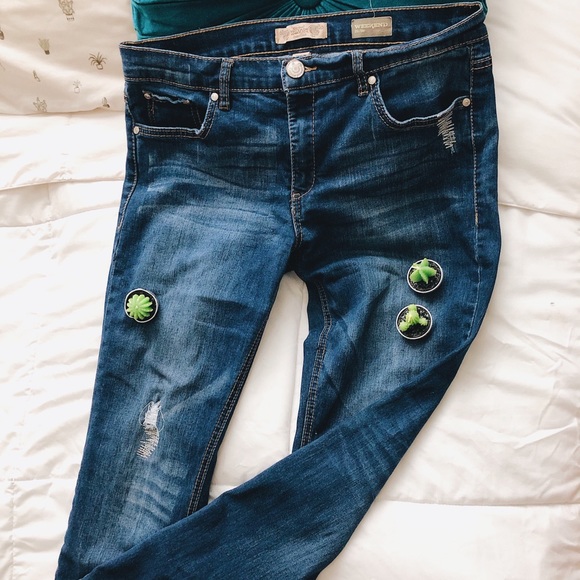 Nine West - Straight Leg Weekender Jeans - Picture 1 of 3